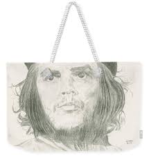 Che Guevara #1 Bath Towel by Dennis Larson