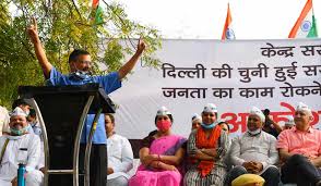 Centre should withdraw nct bill, restore powers of delhi govt, say. Kejriwal Returns To Jantar Mantar To Protest Against Centre S Nct Bill The Week