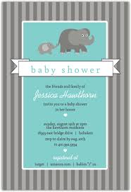 These elephant baby shower invitations set the scene for a sweet affair! Gray Elephants Baby Shower Invitation Gender Neutral Baby Shower Invitations