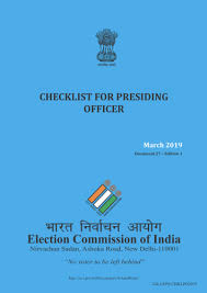 Model Check List Election Commission Of India