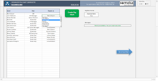 Automatic Organization Chart Maker Basic Version