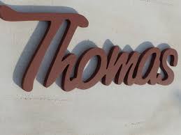 Tur Namensschilder Turschild Namensschild Holzbuchstaben Schriftzug Ein Designerstuck Von Leroe Bei Dawanda Holzbuchstaben Turschilder Schilder