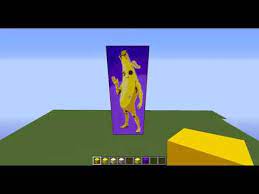 Maybe you would like to learn more about one of these? Minecraft Pixel Art Fortnite Banana Skin Peely Youtube