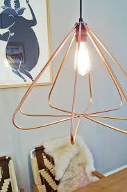 Make It Modern Diy Copper Geometric Pendant Lamp Design Milk Copper Diy Diy Decor Projects Geometric Pendant Lamps