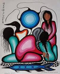 Simone Mcleod S Zhaawano S Artblog 06 23 11 Native American Art Native Art Native Artwork