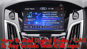 How To Add Digital Radio To Any Vehicle With Usb Input Youtube