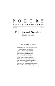 The Growth Of Crime By Roy Fuller Poetry Magazine