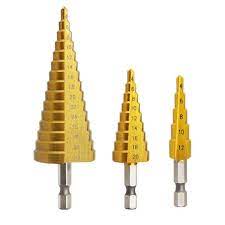 Maybe you would like to learn more about one of these? Step Drill Bit Knoweasy 3pcs High Speed Steel Step Drill Set 4 12mm 4 20mm 4 32mm Drill Bits Set Used For Drilling Plate Aluminum Metal Wood Hole Large Hole Drill Suitable For Diy Lovers Buy Online In Angola At Angola Desertcart Com