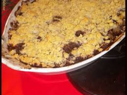 Crumble De Chef Lignac Au Chocolat Et Aux Poires Recettes Recette Poire Recette Recette Crumble Crumble Pomme Poire Chocolat