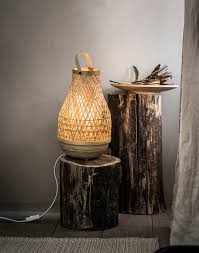 Misterhult Table Lamp With Led Bulb Bamboo Ikea In 2020 Lamp Table Lamp Led Bulb