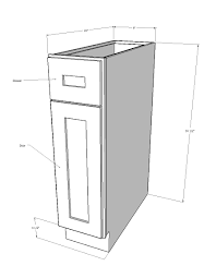 This is a perfect replacement for any hardware with 3.75 hole spacing. York Ave Single Door Base Cabinet 9 W Rta Cabinet Store