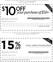 15 Off 10 Off 50 At Kirklands Shopping Coupons Coupons Kirkland Coupon