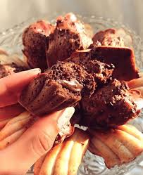 Madeleines Au Chocolat Recette En 2020 Madeleine Chocolat Alimentation Nourriture