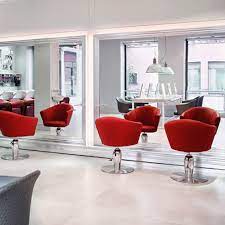 This Is A Great Use Of Iris Ceramica Maxi Slabs Thanks To Salone Marcon In Seregno By Maletti Grou Arredamento Per Parrucchieri Saloni Di Bellezza Arredamento