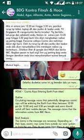 Pancaran cahaya cosmic malam ini. Hoax Blast Pesan Radiasi Indonesian Hoax Busters Facebook