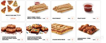Menu for Little Caesars Pizza