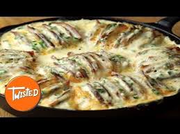 Jalapeno Popper Hasselback Potatoes Twisted Twisted Hasselback Recipes Food Recipes