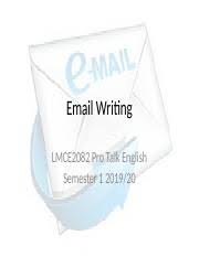 Ia mula mengambil pelajar pada tahun 1995 dimana bilangan kumpulan pelajar pertamanya ialah seramai 205 orang. Lmce2082 Email Writing 1 20191103032005x Email Writing Lmce2082 Pro Talk English Semester 1 2019 20 1 Use A Neutral Email Address U2022 Your Email Course Hero