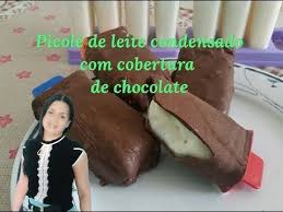 Calda De Chocolate C Leite Condensado Picole De Leite Condensado Com Cobertura De Chocolate Youtube Cobertura De Chocolate Chocolate Receitas De Picole