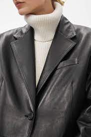 Pin On Black Leather Casual Wear