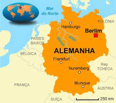 Mapa da alemanha, características e limites geográficos, mapa do território alemão, localização na europa. Dossie Republica Federal Alema Reuniao De Cupula Do G20 13Âº Mini Onu