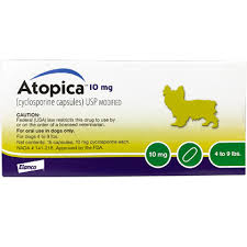 atopica for dogs 10 mg 15 capsule pk