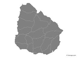 Find out more with this detailed map of uruguay provided by google maps. Grey Map Of Uruguay With Departments Free Vector Maps