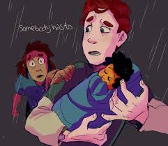 dude u love me... do teenage david adopts baby max au