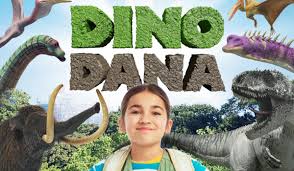 Simple free dinosaurs coloring page to print and color. Dino Dana