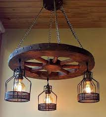 Rustic Lighting Wagon Wheel Chandelier Industrial Pendant Light Wood Chandelier Rustic Light Fixture Dining Room Ceiling Light Rustic Light Fixtures Rustic Lighting Wood Chandelier Rustic
