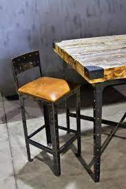 Trending Now Polished Industrial Style Wuwizz Com Bar Table And Stools Industrial Pub Table Pub Height Table
