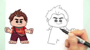 How To Draw Wreck It Ralph Youtube Continue to draw in more of ralph's hair the same way you previously did it. how to draw wreck it ralph youtube