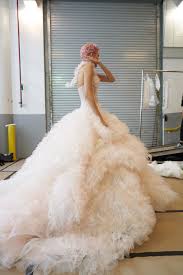 Bride Wearing A Blush Ball Gown By Ines Di Santo In 2020 Ball Gowns Ball Gown Wedding Dress Wedding Dress Boutiques