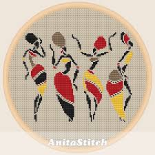 Posted nov 23, 2016 by bcs. African Dancing Women Cross Stitch Pattern Etsy Kruissteekpatroon Steekpatronen Moderne Kruissteek