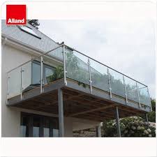 Grills design for terrace simple balcony grill in the philippines . Italian Designs Terrace Post Glass Stainless Steel Railing View Railing Stainless Alland Product Details From Alland Building Materials Shenzhen Co Ltd On Alibaba Com