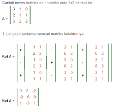 Rumus Invers Matriks Dan Contoh Soalnya Blog Teknisi