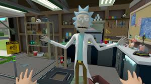 Review Virtual Rickality On Steam Vr Thought For Your Penny Rick Et Morty Jeux Video Jeux