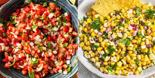 Pico de Gallo and Corn Salsa