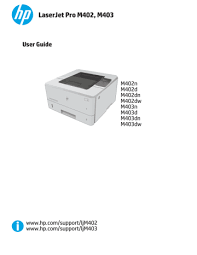 Save the driver file somewhere on your. Laserjet Pro M402 M403 User Guide M402n M402d Manualzz