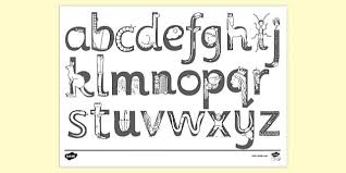 A puppy with a bow. Free Alphabet Colouring Page Colouring Sheets
