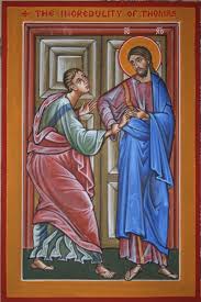 Duminica sfântului apostol toma, prima duminică după paşti, este singura duminică din anul bisericesc dedicată şi închinată unui sfânt apostol al mântuitorului iisus hristos. Duminica Tomii Theologhia