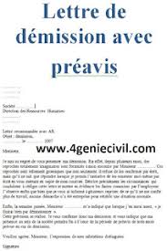 Exemple de modèle de lettre gratuit pour donner sa démission : 3 Modeles De Lettres De Demission Avec Preavis Word Cours Genie Civil Outils Livres Exercices Et Videos