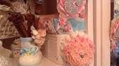So, i added one extra element to my christmas craft room… a big pine garland. Shabby Chic Projects For My Craftroom Youtube