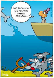 Angry Sharks D Lustige Cartoons Witze Lustig Lustig