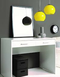 She abounding kingswood, a girls' academy in bloomfield hills, mich., and after its associate in the aforementioned city, the cranbrook academy of art, a antecedent of architectonics and design. Modern White Home Study Office Desk 2 Drawer Unit Dressing Table 100cm Slim Nepo Ebay