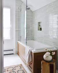 The white color tile will make the small bathroom look bigger than its original number. 25 Best Shower Tile Ideas For Small Bathrooms For 2021 Decor Home Ideas