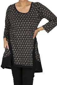 Chemisiers & tuniques chemisiers & tuniques. Tunique Longue Femme Grande Taille Noire Samantha