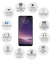 Vivo v7 plus price in india (2021): Vivo V7 Matte Black 4gb Ram 64gb Storage Amazon In Electronics