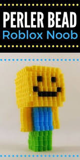 Easy To Make Roblox Noob 3d Perler Bead Pattern Krysanthe Perler Bead Patterns 3d Perler Bead Perler Beads
