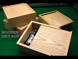 How To Building A Wooden Sliding Lid Groomsmen Gift Box From Oak Tips And Tricks Youtube Wooden Box With Lid Wooden Gift Boxes Diy Wood Box
